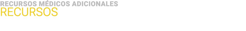 RECURSOS M DICOS ADICIONALES ﻿RECURSOS 
