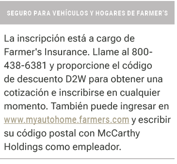 seguro para veh culos y hogares de Farmer’s,La inscripci n est a cargo de Farmer's Insurance. Llame al 800-438-6381 ...