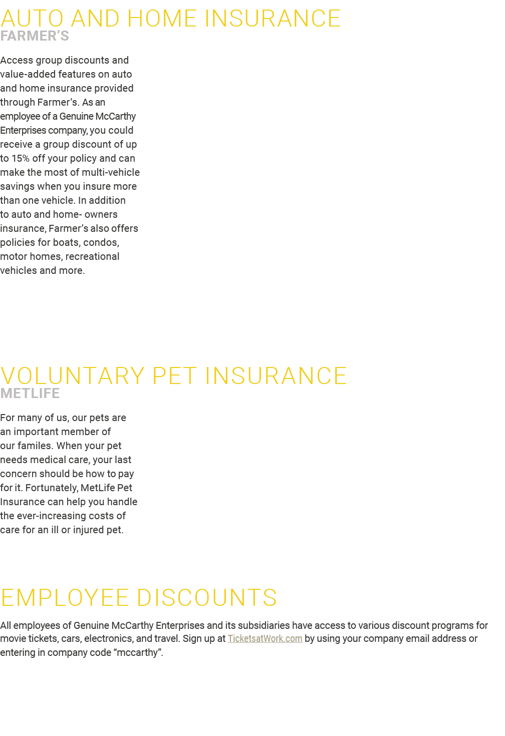 ﻿Auto and Home Insurance ﻿Farmer’s Access group discounts and value-added features on auto and home insurance provide...