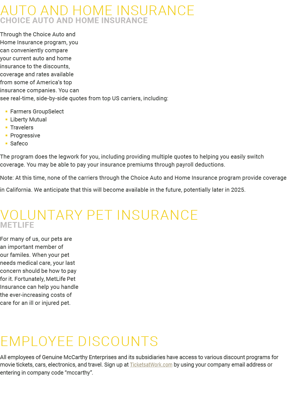 ﻿﻿Auto and Home Insurance Choice auto and home insurance Through the Choice Auto and Home Insurance program, you can...