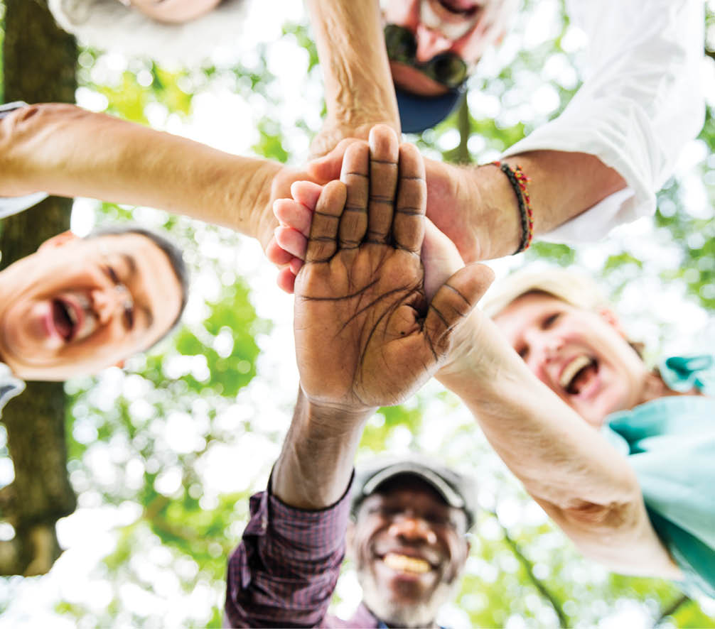 Group Of Senior Retirement Exercising Togetherness Concept