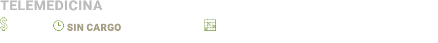 ﻿Telemedicina  SIN CARGO        