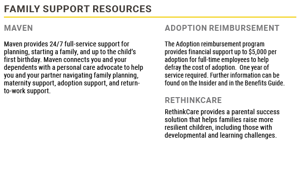 Family Support Resources,Maven Maven provides 24/7 full-service support for planning, starting a family, and up to th...